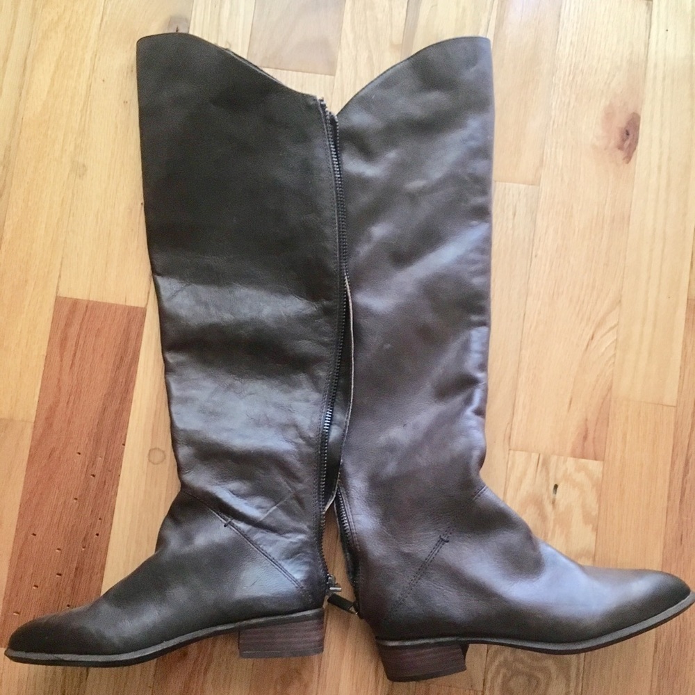 Dolce Vita Over-The-Knee Brown Leather Boots
